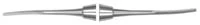 Hu-Friedy #3/4 DE Wedelstaedt Chisel, Double-Ended, 11.5-15-3, #41 Round Handle, CP3/4