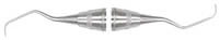 Hu-Friedy After-Five Gracey Curette 3/4, Double End, #6 Satin Steel Handle, SRPG3/46