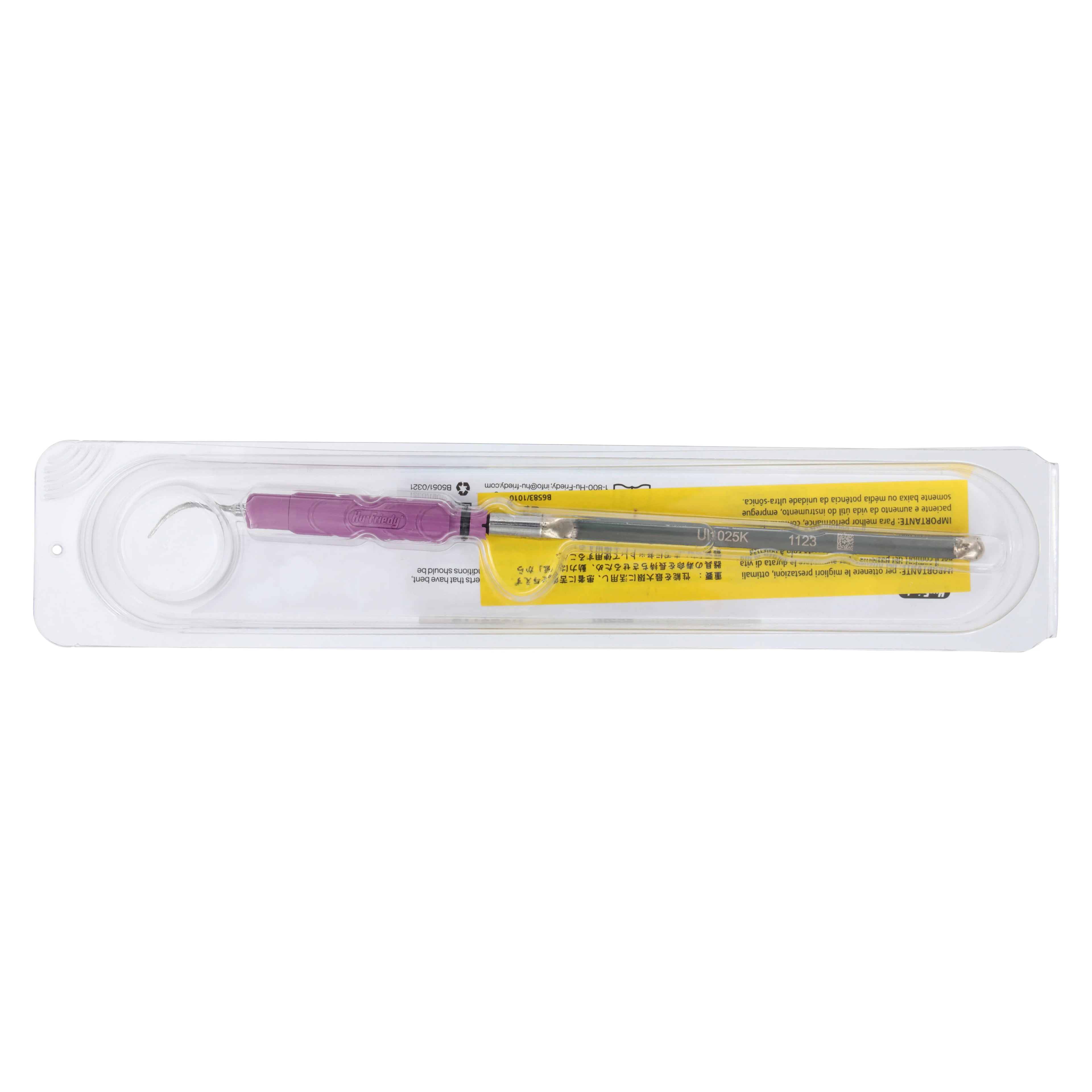 Hu-Friedy Streamline Ultrasonic Insert, #10 Universal, 25 kHz, Lavender Resin Handle, 1/Pk, UI1025K