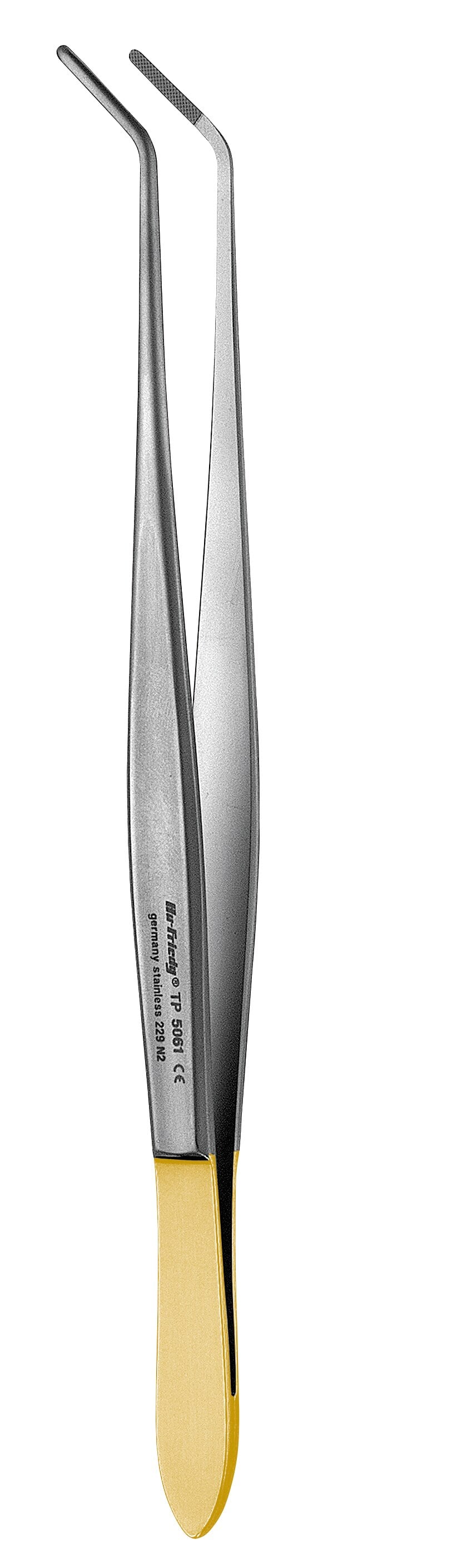 Hu-Friedy Cushing Perma Sharp Tissue Pliers, Angled 45°, 7 in (18 cm)