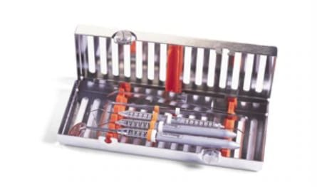 Hu-Friedy MTO IMS Replacement Rails 5-Instrument, Orange Silicone, IM6053