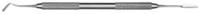 Hu-Friedy Boghosian Plastic Filling Instrument, Double-Ended, #AB1, #41 Round Handle, Satin Steel XTS