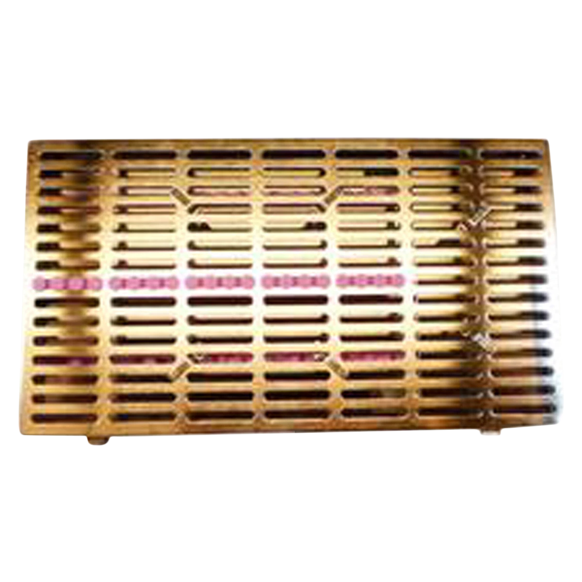 IMS® Signature Series® Oral Surgery Cassettes, Purple, 8" x 14.5" x 1.25", Stainless Steel with Silicone Rails, Single