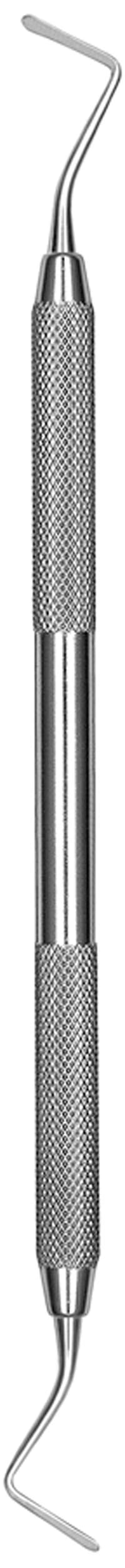 Hu-Friedy Gingival Cord Packer, Serrated, Double-End, #113, #6 Satin Steel Handle, 1/Pk, GCP1136
