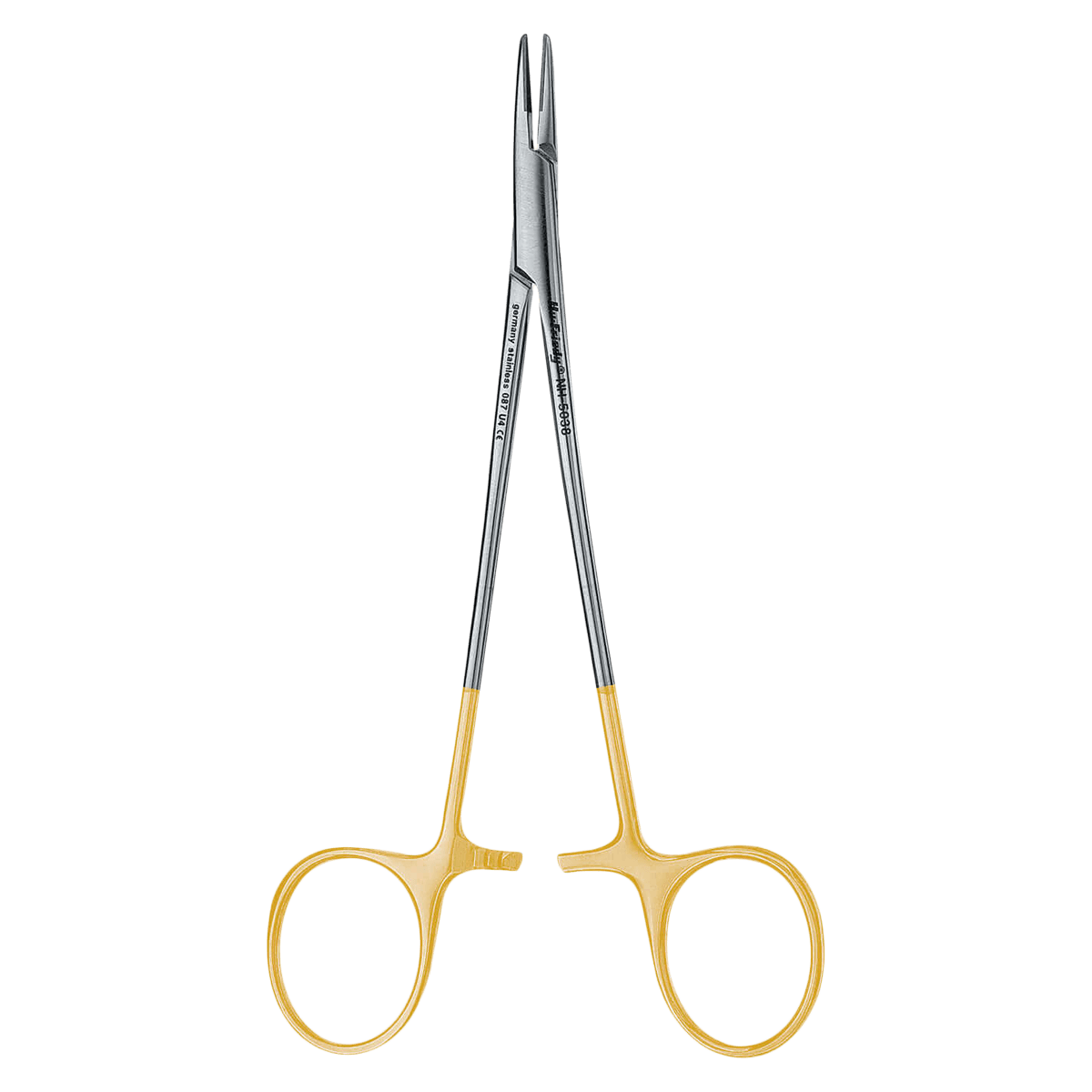 Hu-Friedy Crile-Wood Perma Sharp Needle Holder, 15 cm (6"), Tungsten Carbide, NH5038