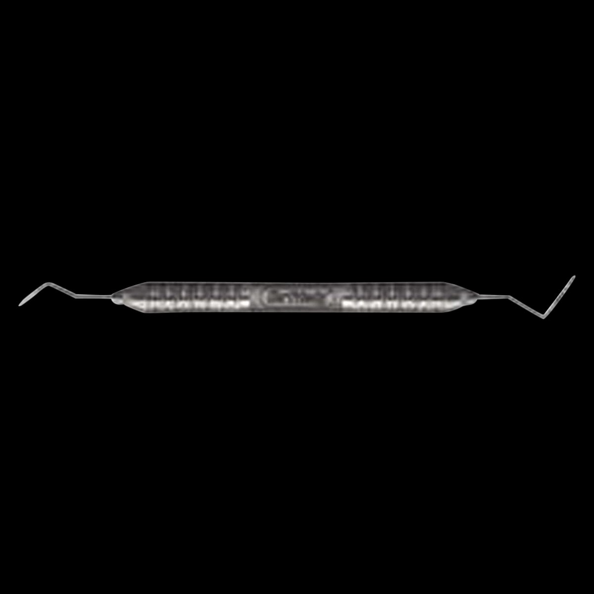 Hu-Friedy Goldman-Fox/Williams Double-End Probe with Markings (1-2-3-5-7-8-9-10), #6 Satin Steel Handle, PGF/W6