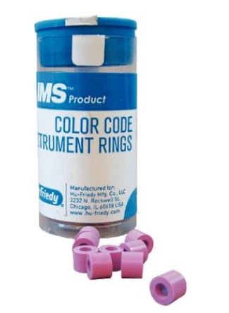Hu-Friedy IMS Color Code Instrument Rings, Large, Lavender, 50/Pk, IMS-12811L
