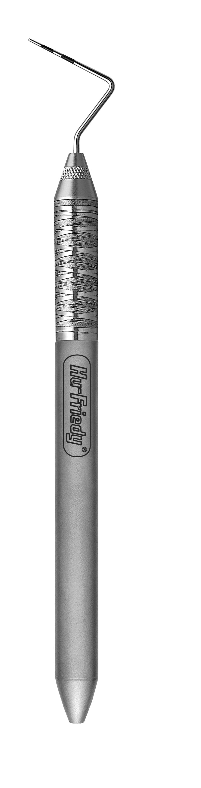 Hu-Friedy Qulix Color-Coded Periodontal Probe CP-11, Single-End, 3-6-8-11 mm Markings, #6 Satin Steel Handle, PCP116