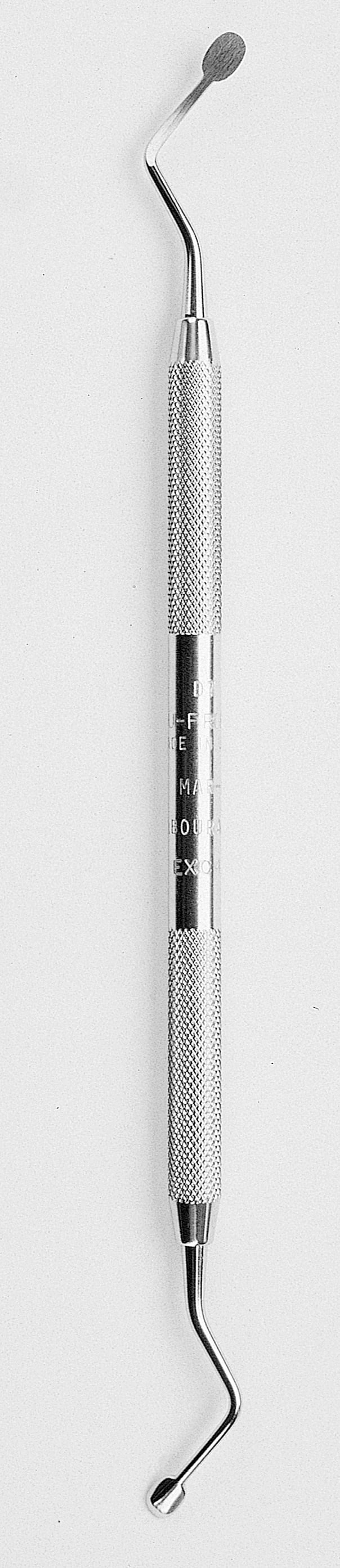 Hu-Friedy Abou-Rass Endo Excavator, Double End, Size 4, 4mm, Stainless Steel, #41 Round Handle, MAR-C4