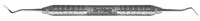 Hu-Friedy Nash/Taylor Interproximal Scaler #6, Double End, Satin Steel, Small Curved, NTICP