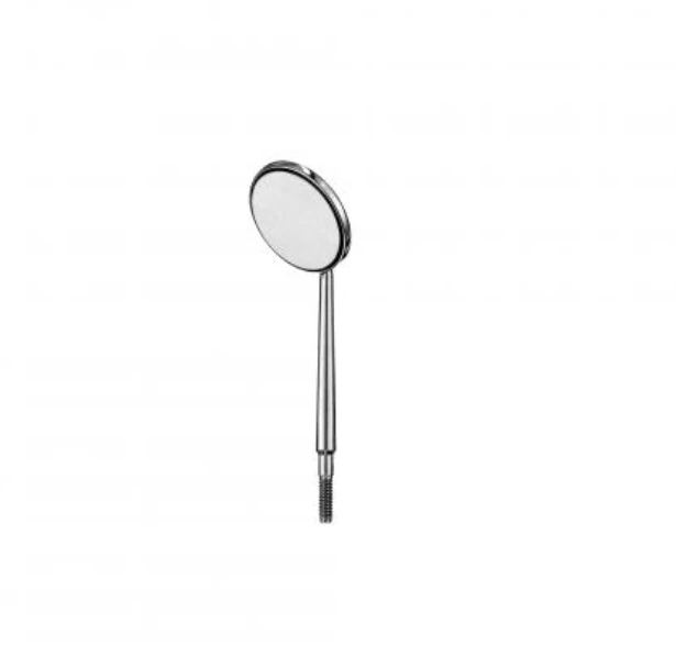 Hu-Friedy #4 Front Surface Cone Socket Mouth Mirror, Rhodium-Coated, Single-Sided, 22 mm, 12/Pkg, MIR4/12