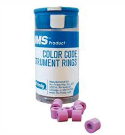 Hu-Friedy IMS Color Code Instrument Rings, Large, Pink, 50/Pkg, IMS-12810L