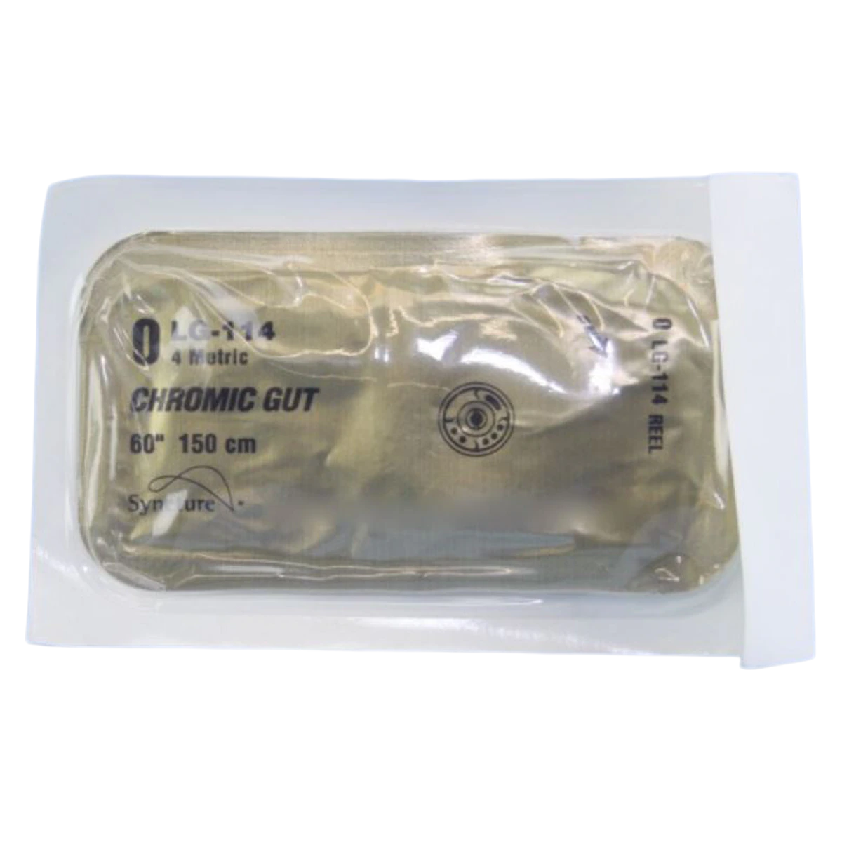 Medtronic Surgigut Chromic Gut Suture, Size 0, 60" Length, Absorbable, Coated, Undyed, 24/Package, 203T