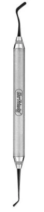 Hu-Friedy Goldstein Flexi-Thin Composite Instrument, Size 2, XTS Smooth Satin Steel Handle, Double-Ended, TNCIGFT2