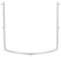 Hu-Friedy Rubber Dam Frame, Child 5" (13 cm), Stainless Steel, 1/Box, 69-RDCF5