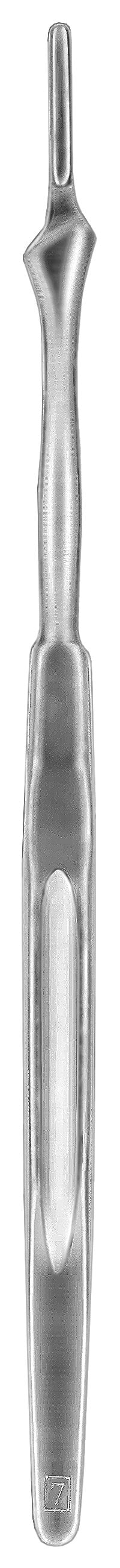 Hu-Friedy Scalpel Handle #7 Long Flat, Stainless Steel, 10-130-07