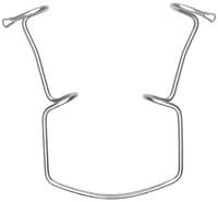 Hu-Friedy Orringer #3 Cheek Retractor, Large, Metal, Silver, CRO3