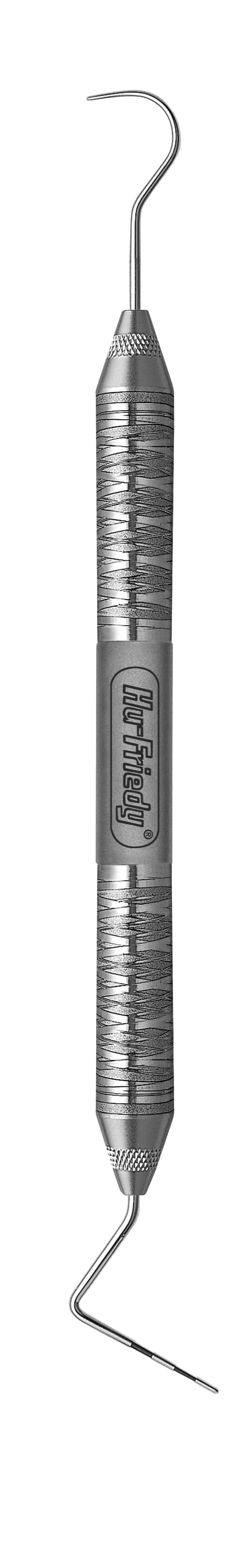 Hu-Friedy Expro 23/CP-12 Explorer/Probe, Double-Ended, #6 Satin Steel Handle, 3-6-9-12 mm, XP23/126