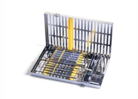 Hu-Friedy IMS Signature Series Replacement Cassette Rails, Base/Compression, 12-Instrument, 1-Tier, Blue (for IM8128)
