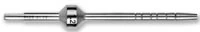 Hu-Friedy Osteotome-Shaver, 2.7 mm Concave Straight Tip, Modified-1.27, Ref 757004