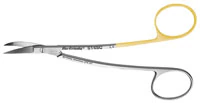 Hu-Friedy #14 LaGrange Double-Curved Super-Cut Scissors, 4.5" (11.5 cm), Serrated, S14SC