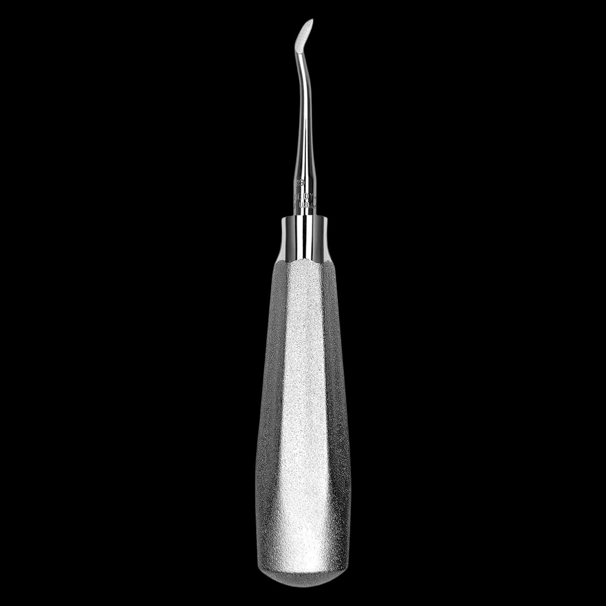 Hu-Friedy Root Elevator #19, #510 Large Tapered Hexagonal Handle, Single End, Surgical Grade Stainless Steel