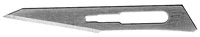Hu-Friedy #11 Sterile Carbon Steel Surgical Scalpel Blade, Single Use, Box of 100, 10-255-11