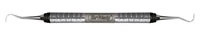 Hu-Friedy H6/H7 Hygienist Sickle Scaler, Double End, #7 Satin Steel Colours Handle, SH6/77