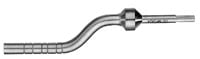 Hu-Friedy 4.2 mm Osteotome Bone Pusher with Concave Tip, Angled, Interchangeable, Stainless Steel, Each