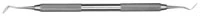 Hu-Friedy 1/2 Hollenback Double-Ended Carver, #6 Satin Steel Handle, CVHL1/26