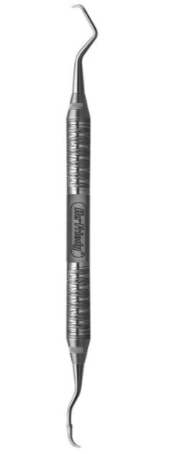 Hu-Friedy Cattoni Scaler 103/106 Double-Ended, #6 Satin Steel Handle, Immunity Steel Blades, 121mm