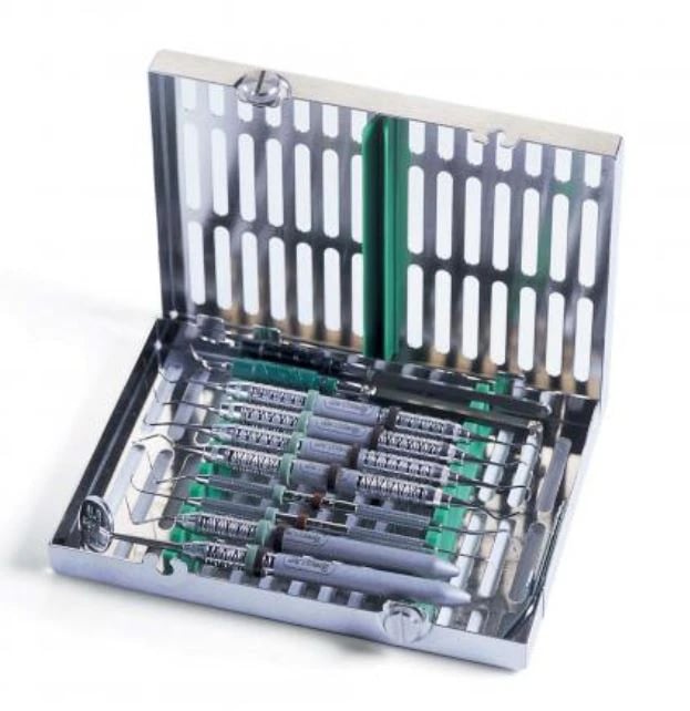 Hu-Friedy IMS Signature Series Cassette Replacement Rails, 10 Instrument, Green, IM5109