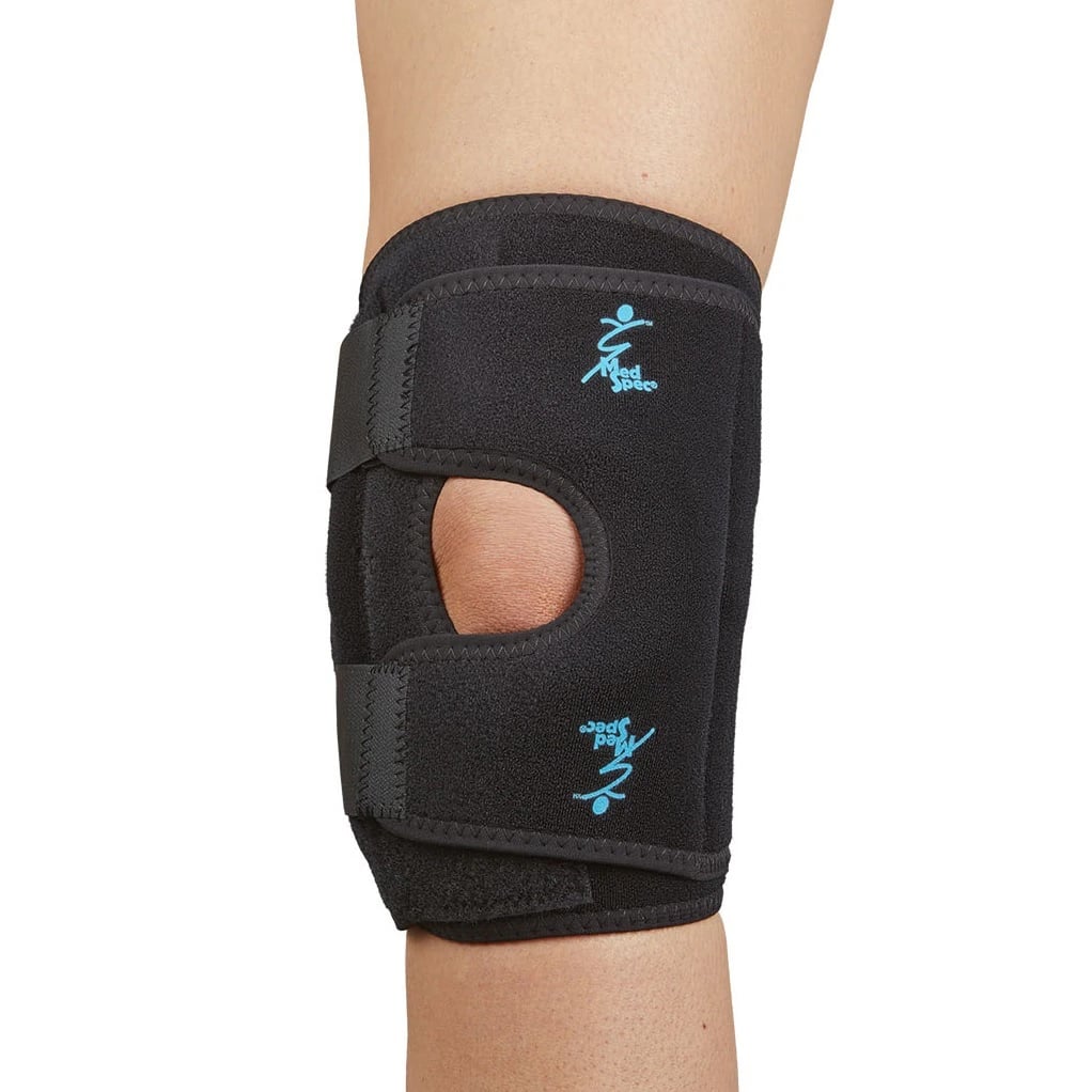 Dynatrack Plus Stabilizer Knee, Adult Neoprene, Size Medium (14-16"), Black