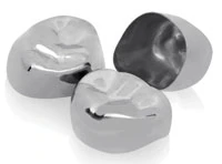 Hu-Friedy Stainless Steel Primary Molar Crown, Lower Left 1st Primary, Size #2 (D2), 5/Box, SSC-LLD2