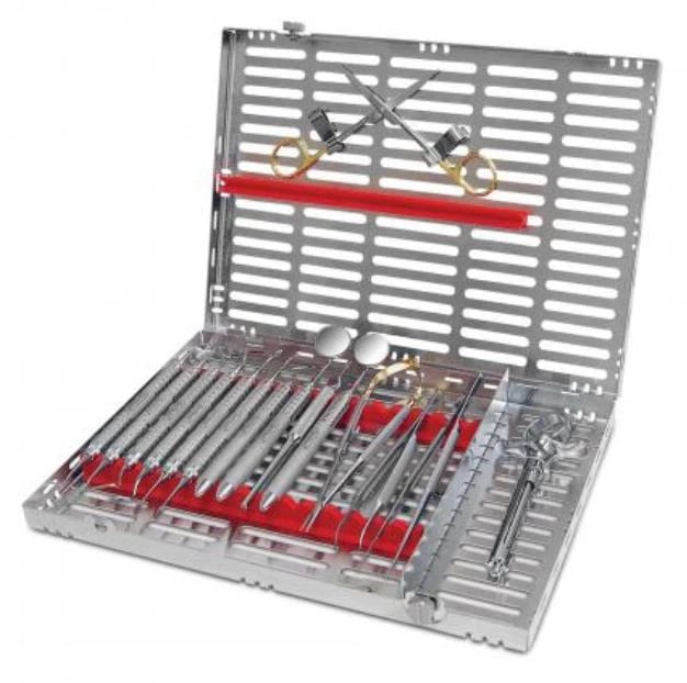 Dr. Allen Oral Plastic Kit, Hu-Friedy, 16-Instrument Cassette with Accessories