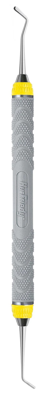 Hu-Friedy Dietschi CompoSculp Composite Instrument #3/4 with #8 ResinEight Handle, Double-Ended, Yellow, PFIDD3/48