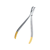 Hu-Friedy Lingual Distal End Cutter, Curved Handle, Stainless Steel, 678-700