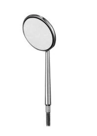 Hu-Friedy Mirror CS FS #5 Single, Double-Sided, Cone Socket, Front Surface, Stainless Steel