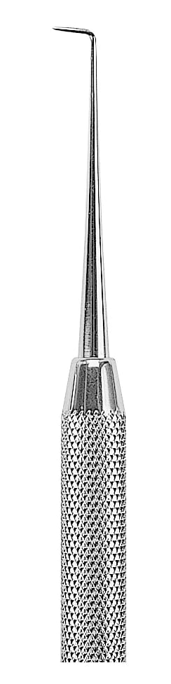 Hu-Friedy #6 Abou-Rass Endo Explorer, Single End, #41 Round Handle, Stainless Steel