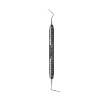 Hu-Friedy Sugarman 1S/2S Periodontal File, Double-Ended, #6 Satin Steel Handle, FS1/2S6