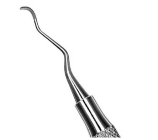 Hu-Friedy 3/4 Kramer-Nevins Double End Curette, #6 Satin Steel Handle, 976857