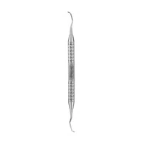 Hu-Friedy KRA-3 Kramer Double End Curette with #9 EverEdge Handle, Stainless Steel, 1 Each
