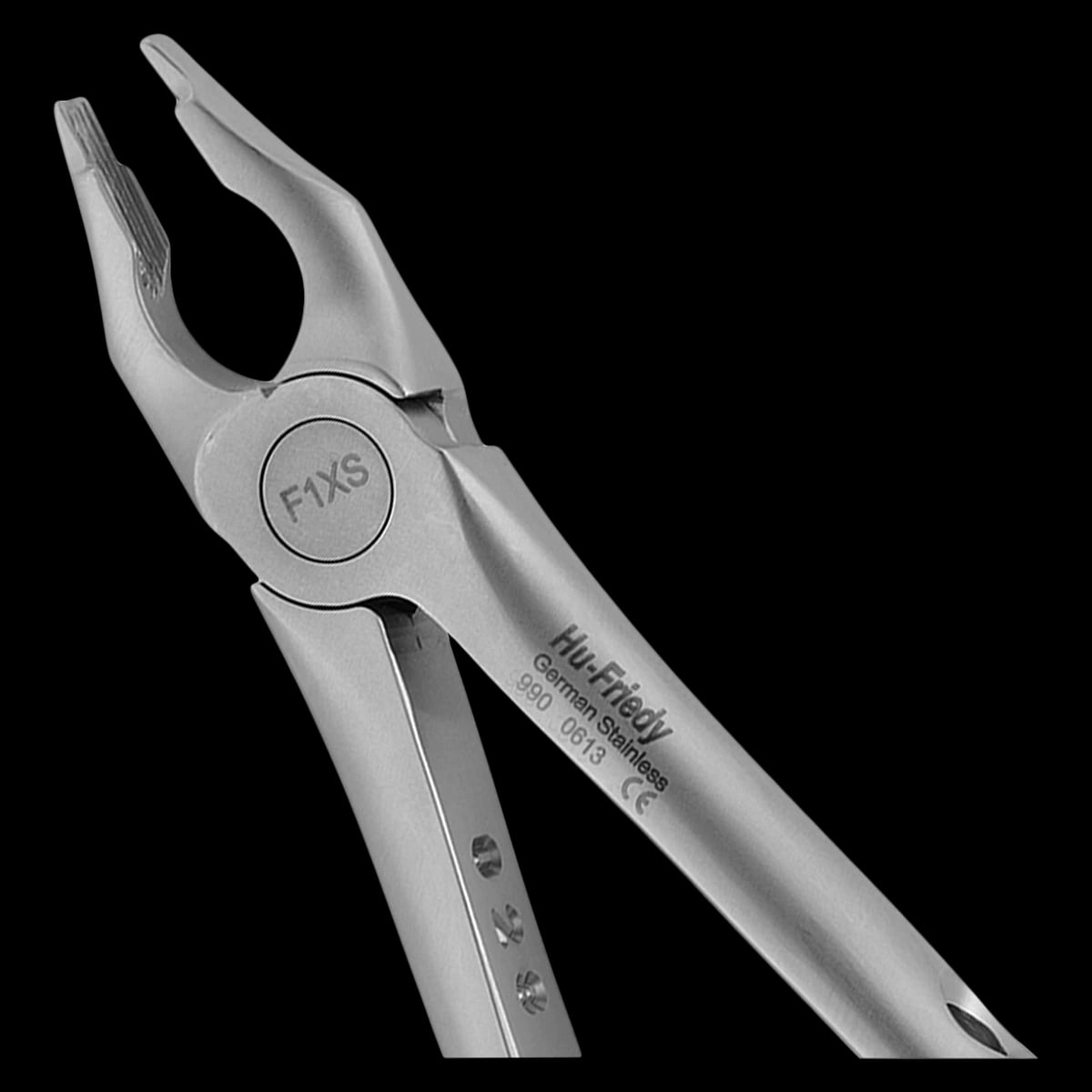 Hu-Friedy Atraumair Forceps Standard 1, Lower Premolars and Incisors, Matte Finish, Stainless Steel