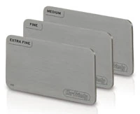 Hu-Friedy Diamond Sharpening Card Set, Extra Fine/Fine/Medium Grits, Stainless Steel, 3/Set, DSCSET