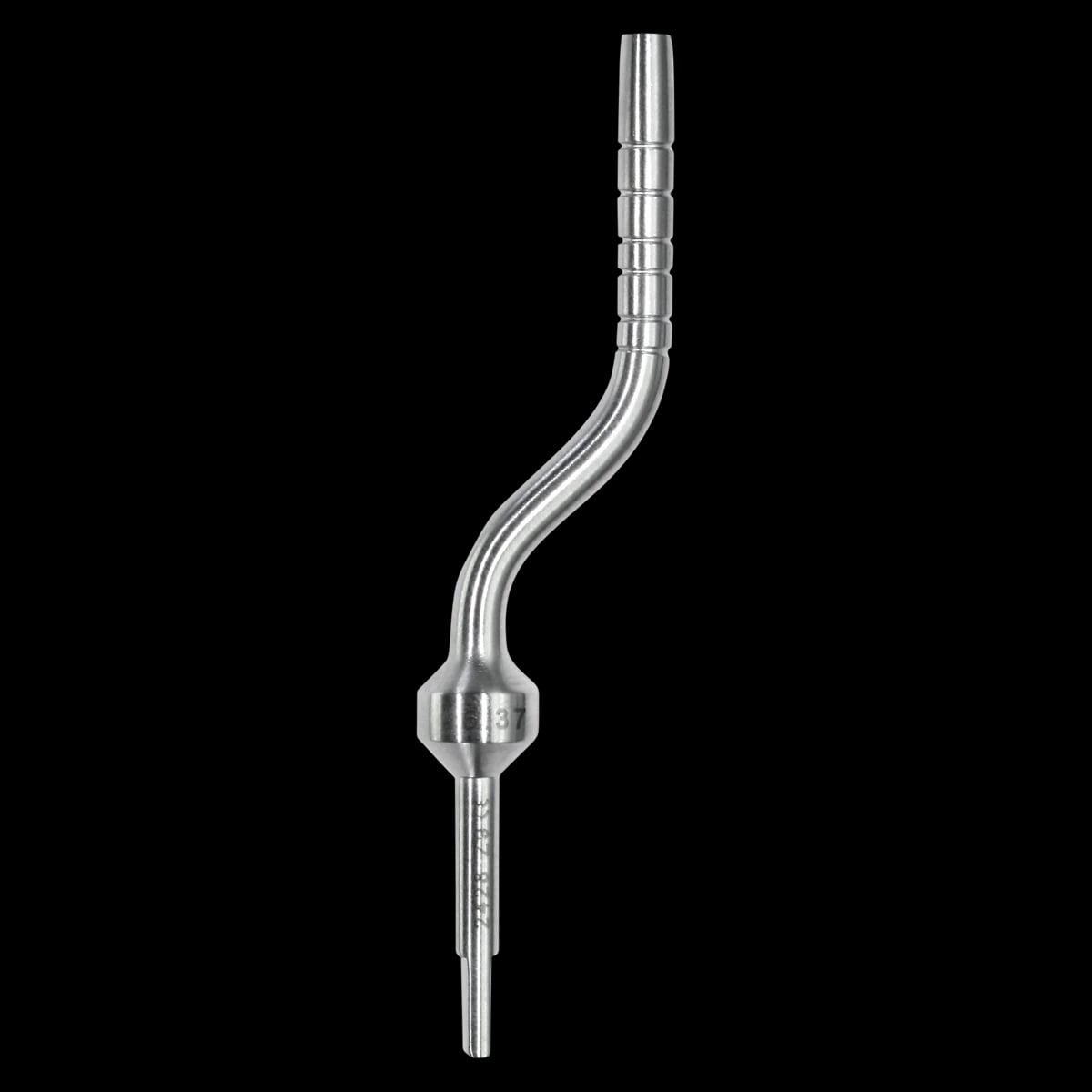 Hu-Friedy 3.7 mm Osteotome with Tapered Concave Tip, Angled, 473073