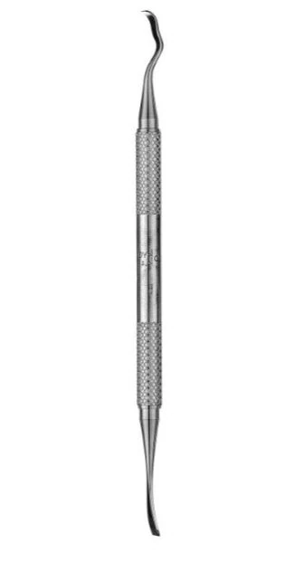 Hu-Friedy Chisel DE Jovanovic 13K/TG, 4mm, #10 Round Handle, Periodontal Bone Chisel, S13K/TG