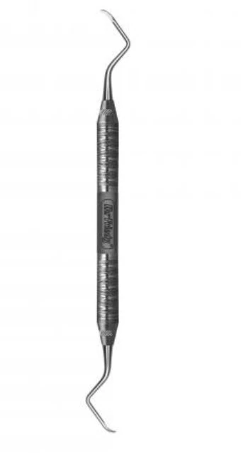 Hu-Friedy Pritchard Surgical Curette #6, Short, Satin Steel Handle, PR1/2S