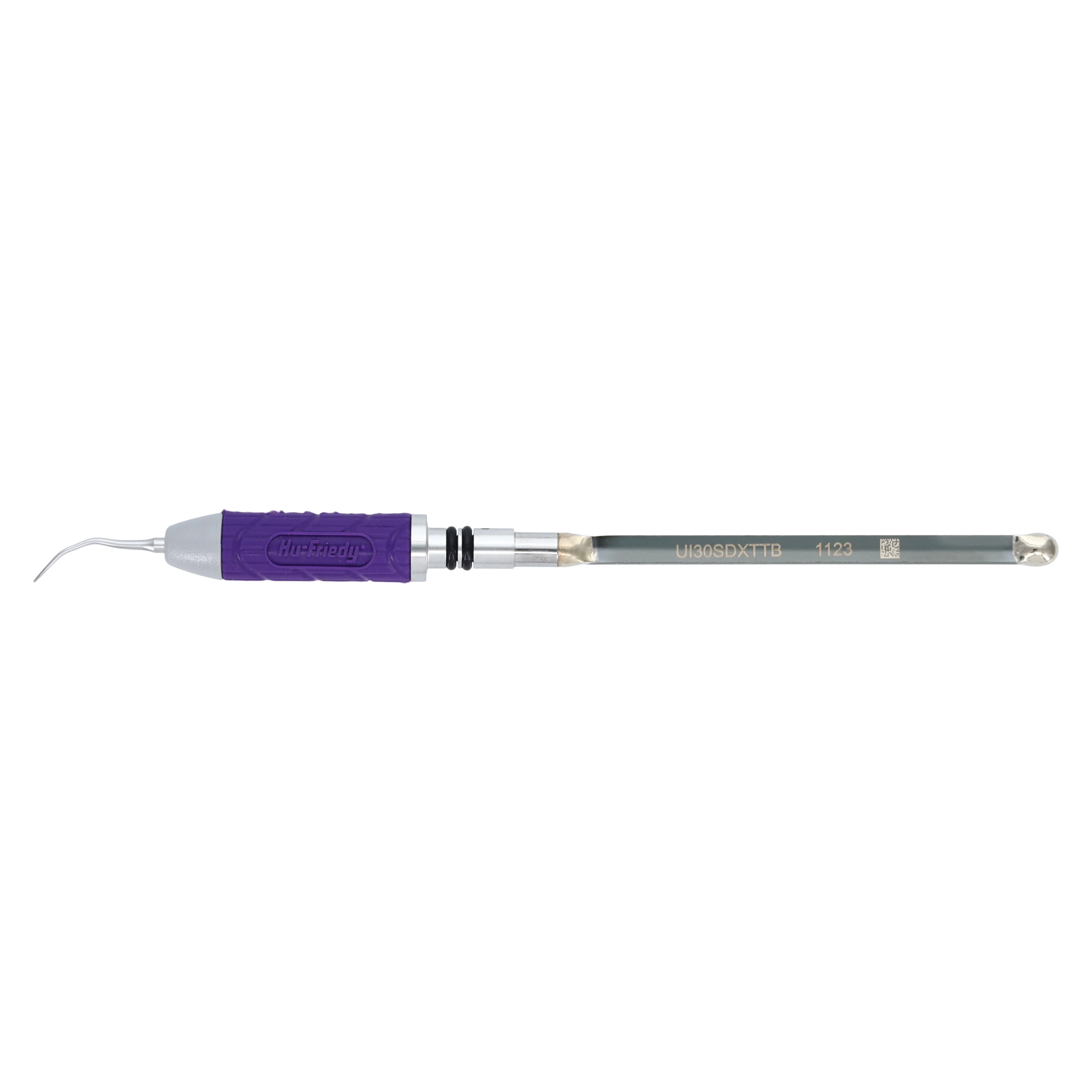 Hu-Friedy Swivel Direct Flow XT Triple Bend Ultrasonic Insert, 30 kHz, Purple, UI30SDXTTB