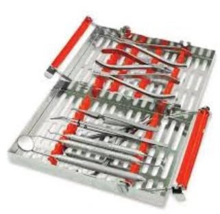 Hu-Friedy IMS Infinity Series 16-Instrument Large Cassette, Red, IMN4160