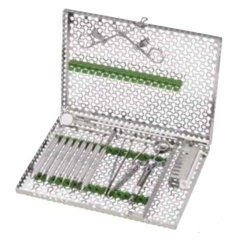 Hu-Friedy IMS Infinity Series 16-Instrument Large Cassette, Gray, 11" x 8" x 1.25", IMN4161